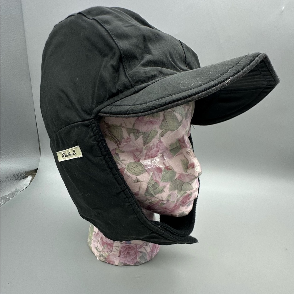 Eddie Bauer Mens Fleece Insulated Winter Ear Flaps Hat Cap (Vintage)